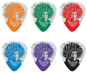Jimi Hendrix Guitar Picks from Dunlop