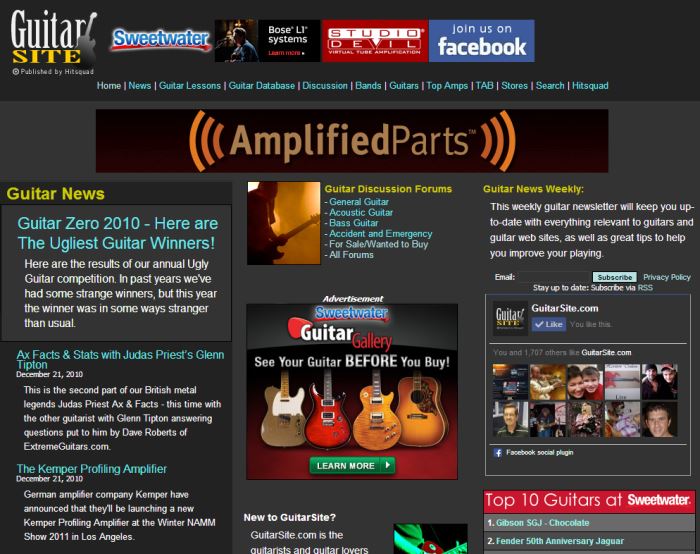 GuitarSite.com 2010