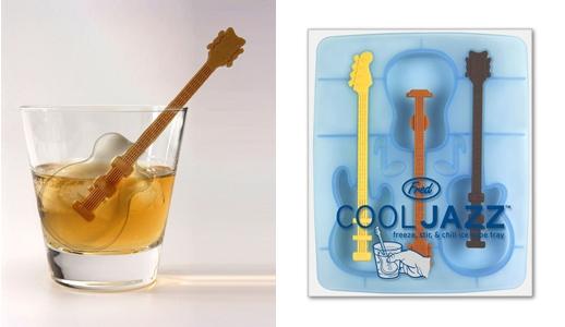 Guitar Shaped Ice Cubes