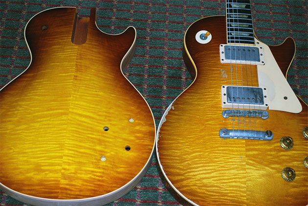  the Billy Gibbons Pearly Gates 1959 Les Paul replica.