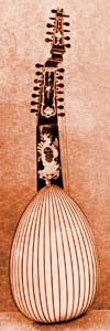 Theorbo made by  Rauch 1762