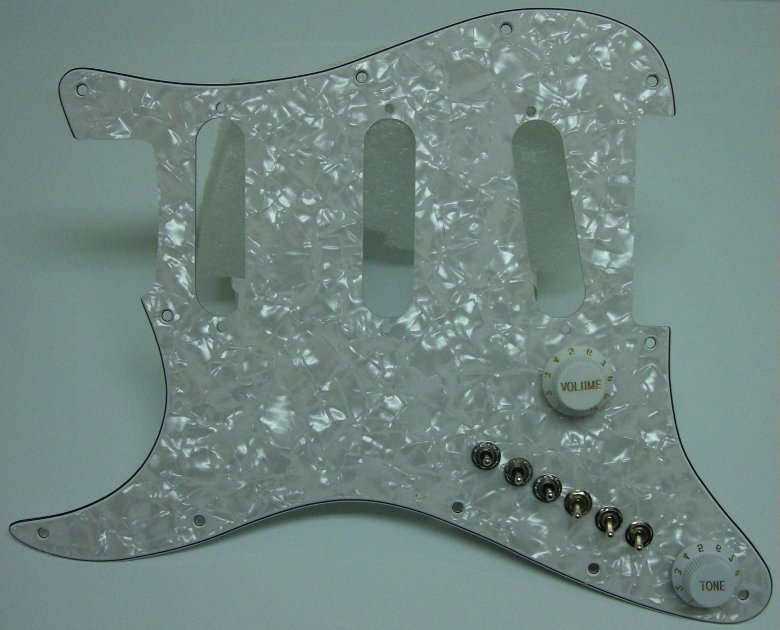 Hyper-Mod Stratocaster Left Hand Pickguards 