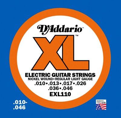  D’Addario EXL110 guitar strings