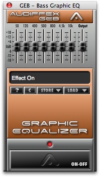Audiffex Bass Graphic EQ