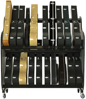 Band Room Double-Stack Guitar Case Rack