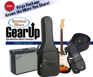 Win a Fender Stratocaster and Fender guitar amplifier