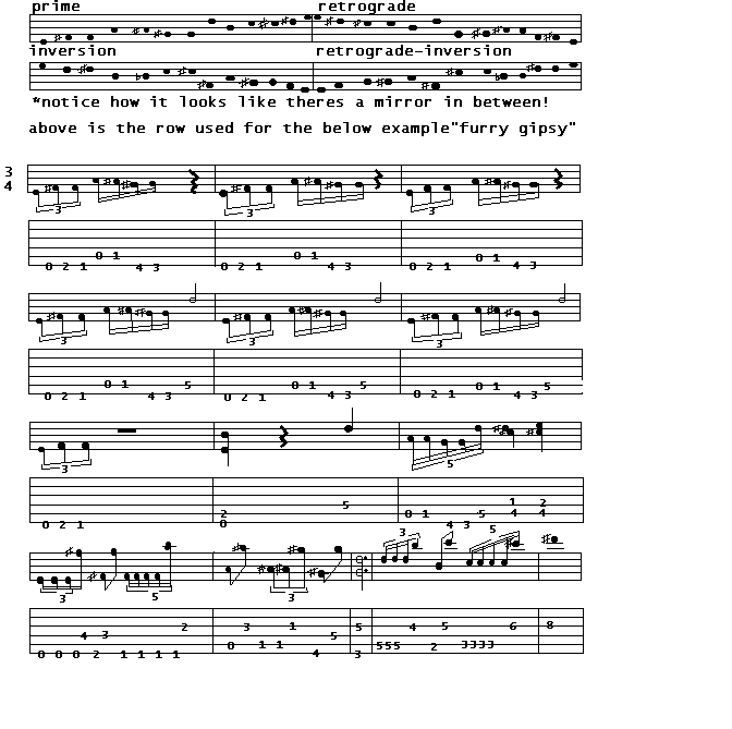 retrograde inversion sheet music