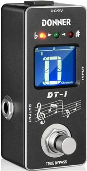 Donner DT-1 Chromatic Guitar Tuner Pedal